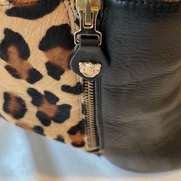 Perdri Miralles Made in Spain leather boots black with animal print Sz 8 - Picture 7 of 9